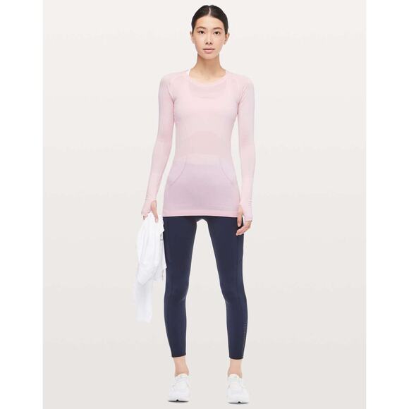 Lululemon Light Pink Swiftly Long Sleeve Top - Picture 9 of 9